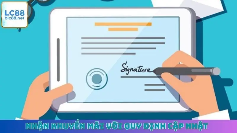 Nhận khuyến mãi với quy định cập nhật